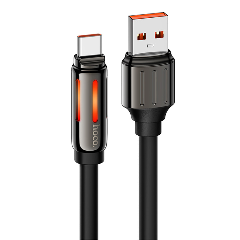Дата кабель Hoco U136 Prize USB to Type-C 5A (1.2m) на малюнкі №1