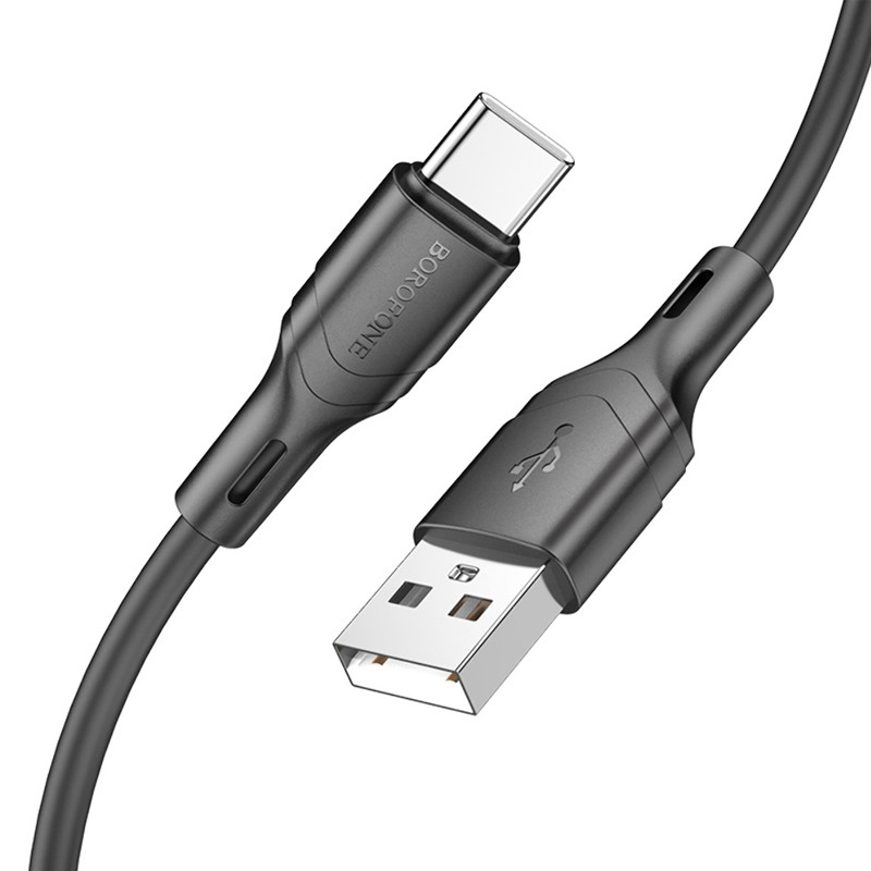 Дата кабель Borofone BX99 Method Silicone USB to Type-C (1m) на малюнкі №2