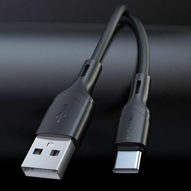 Дата кабель Borofone BX99 Method Silicone USB to Type-C (1m) на малюнкі №5