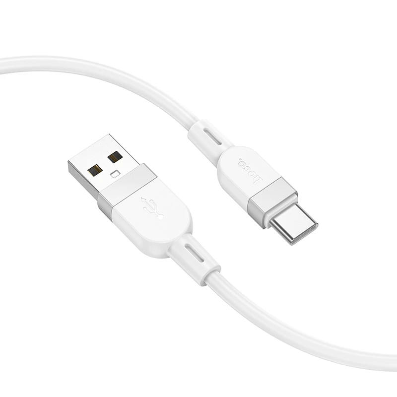 Дата кабель Hoco X109 Energy silicone USB to Type-C (1m), White 1, купити оптом з доставкою