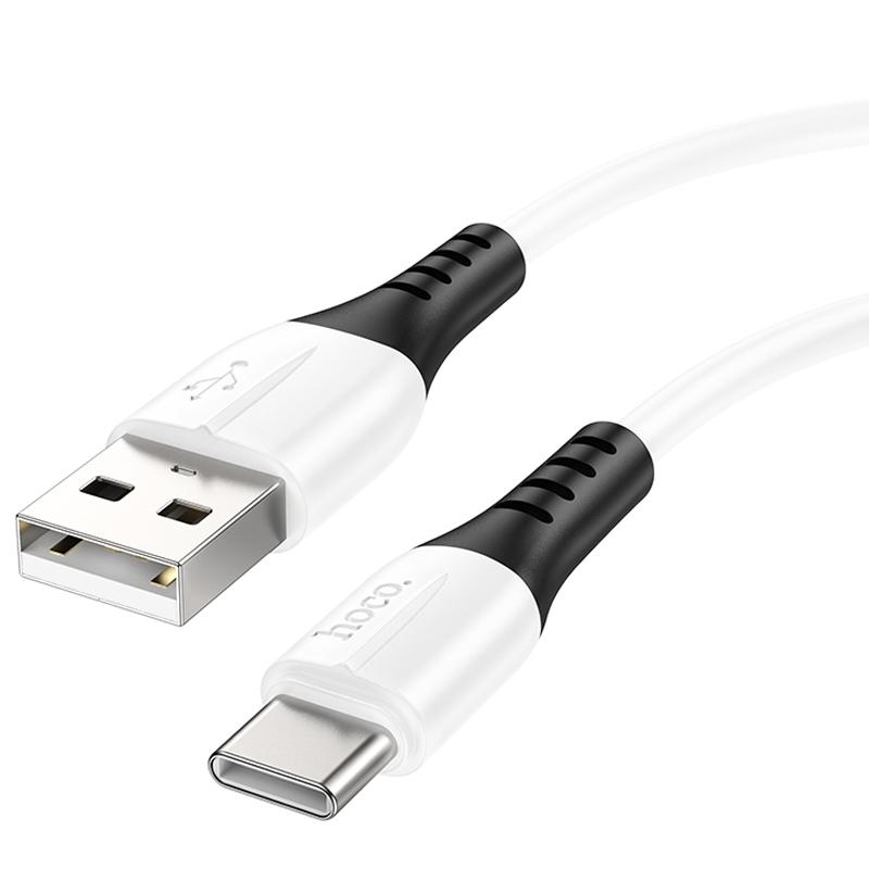 Дата кабель Hoco X82 Silicone USB to Type-C (1m) на малюнкі №3