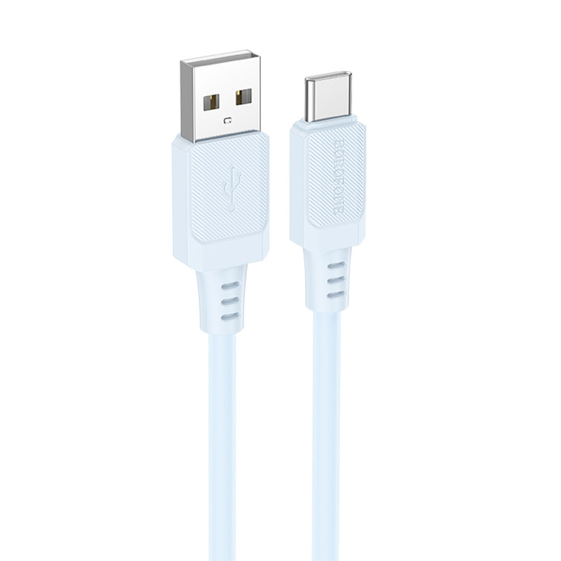 Дата кабель Borofone BX115 Lotto USB to Type-C 3A (1m) на малюнкі №1