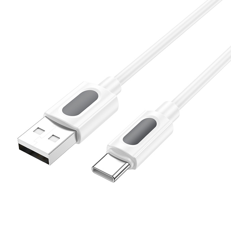 Дата кабель Borofone BX114 Structure USB to Type-C 3A (1m) на малюнкі №3