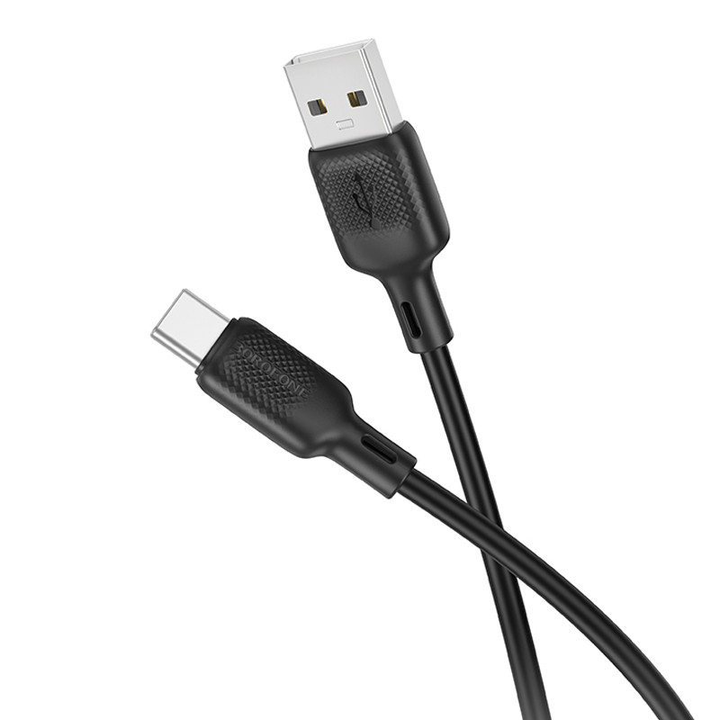 Дата кабель Borofone BX113 Lenny USB to Type-C 3A (3m) на малюнкі №2