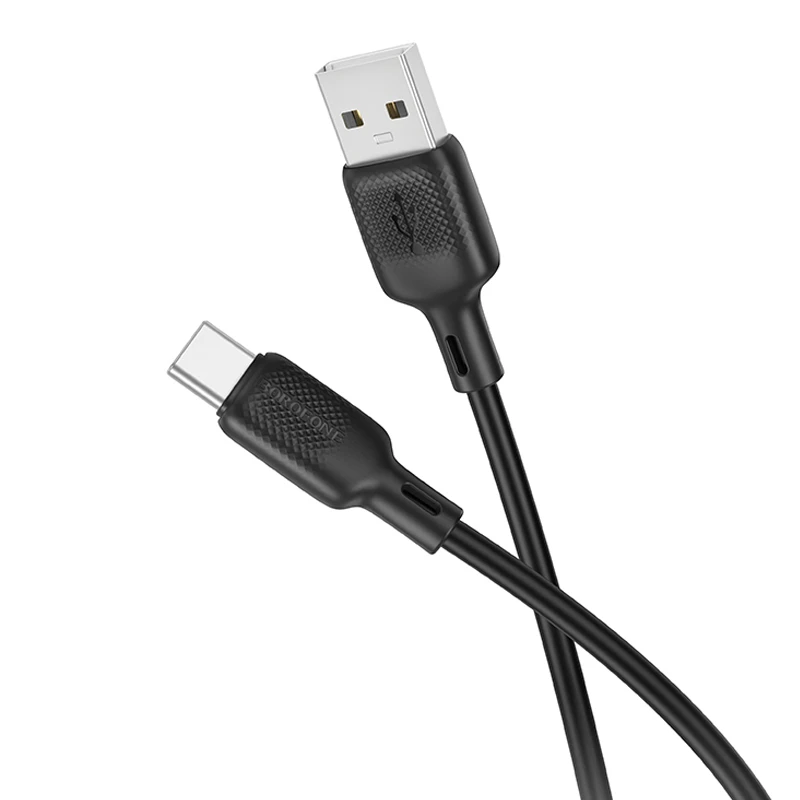 Дата кабель Borofone BX113 Lenny USB to Type-C 3A (2m), Black 2, купить оптом с доставкой