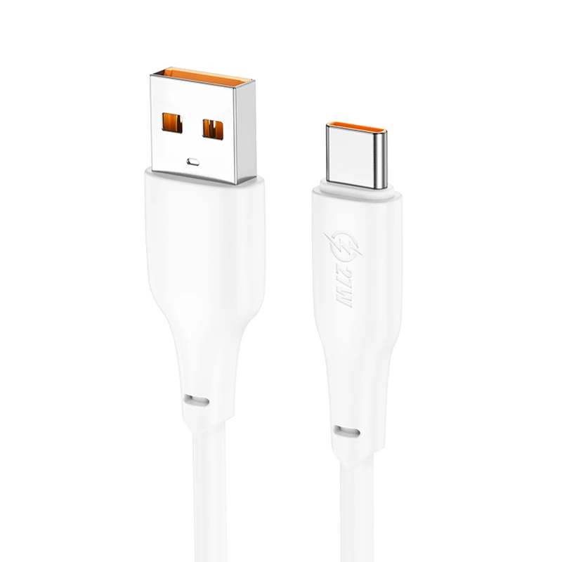 Дата кабель Hoco X93 Force USB to Type-C 27W (1m), White, купить оптом с доставкой