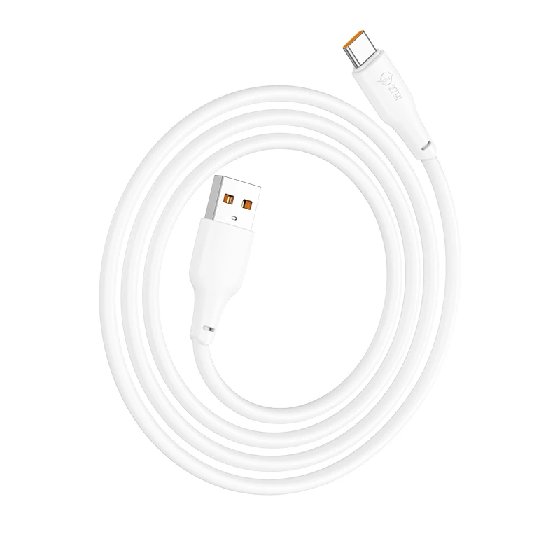 Дата кабель Hoco X93 Force USB to Type-C 27W (1m), White 1, купить оптом с доставкой