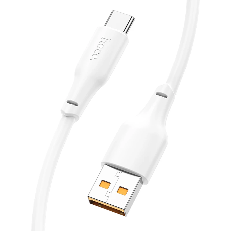 Дата кабель Hoco X93 Force USB to Type-C 27W (1m), White 3, купить оптом с доставкой