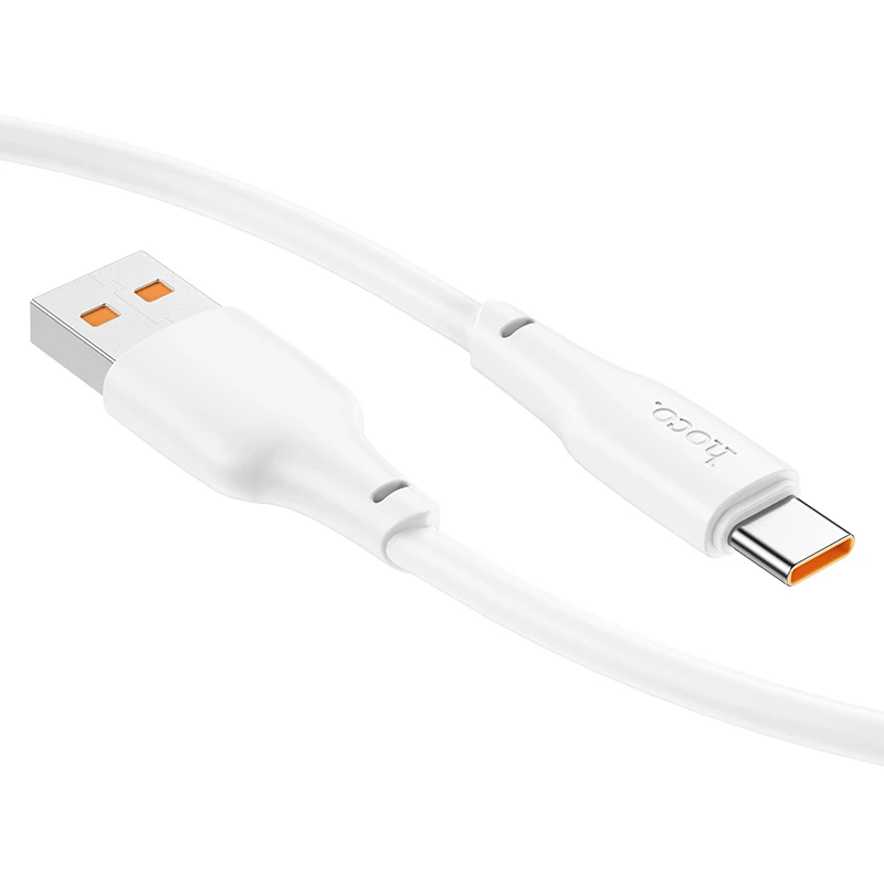 Дата кабель Hoco X93 Force USB to Type-C 27W (1m), White 5, купить оптом с доставкой