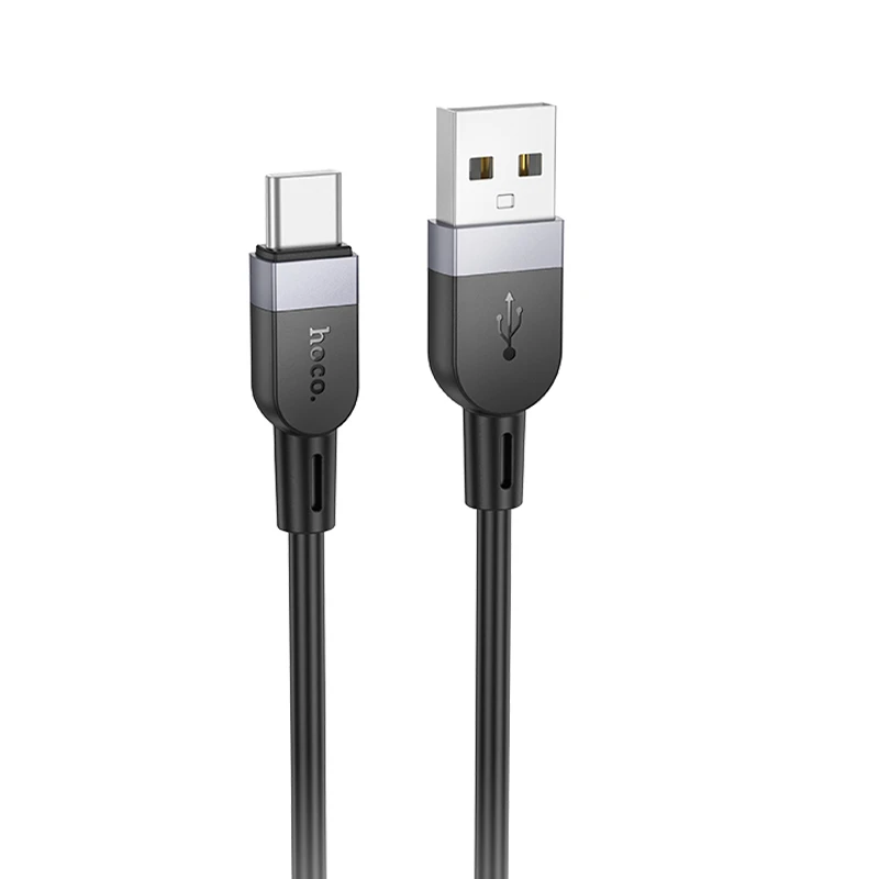 Дата кабель Hoco X109 Energy silicone USB to Type-C (1m), Black, купити оптом з доставкою