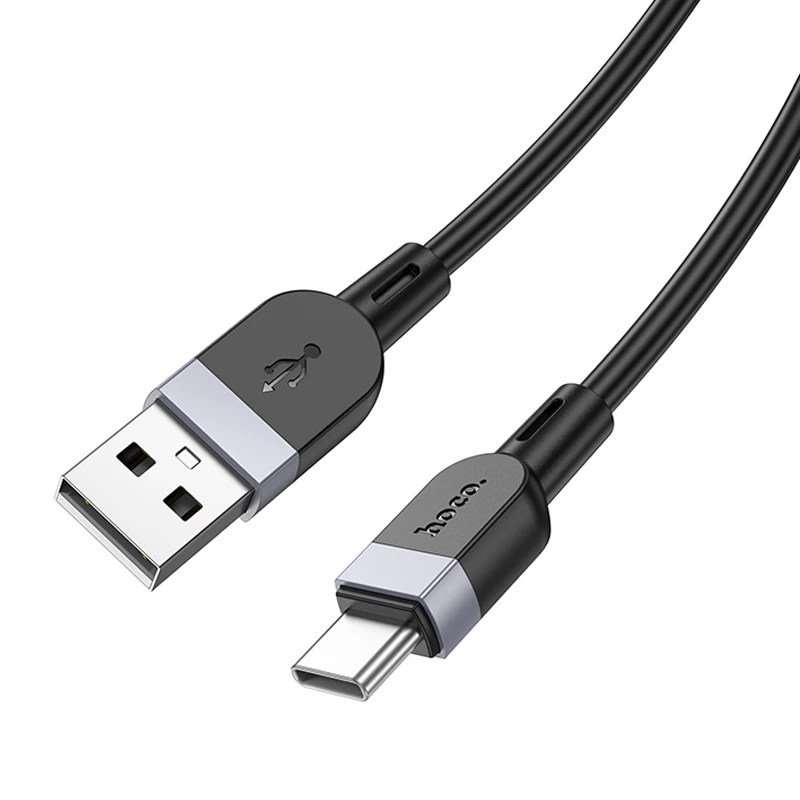 Дата кабель Hoco X109 Energy silicone USB to Type-C (1m), Black 3, купити оптом з доставкою