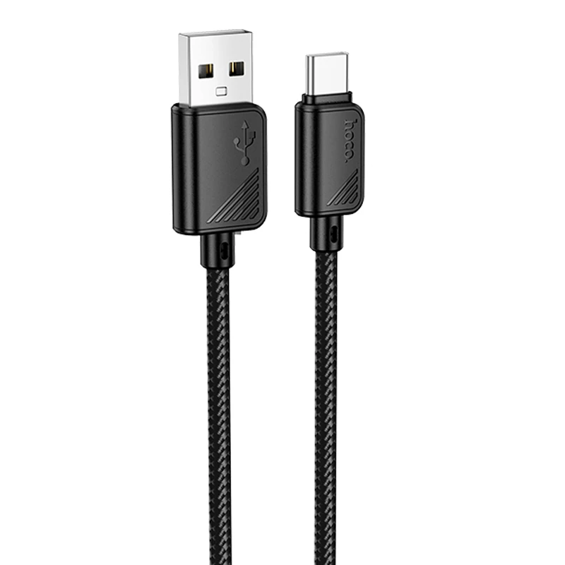 Дата кабель Hoco X113 Beneficio USB to Type-C (1m), Black, купить оптом с доставкой