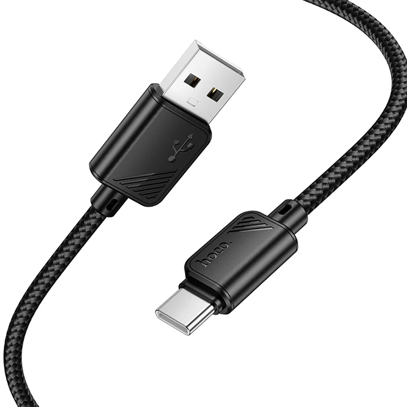 Дата кабель Hoco X113 Beneficio USB to Type-C (1m), Black 2, купить оптом с доставкой