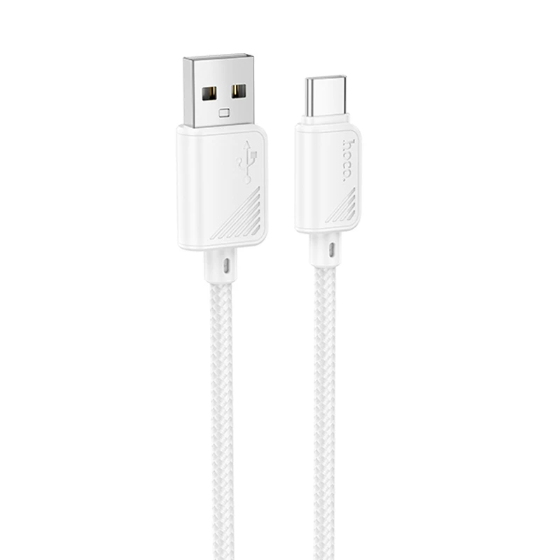 Дата кабель Hoco X113 Beneficio USB to Type-C (1m), White, купить оптом с доставкой