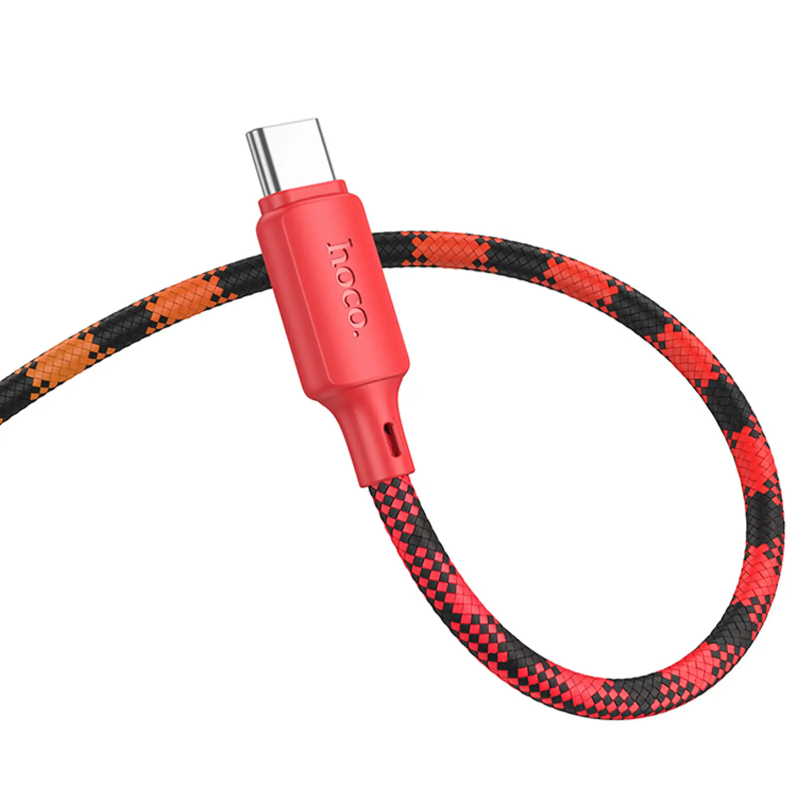 Дата кабель Hoco X116 Meridian USB to Type-C 3A (1m), Gradient Red Mix 3, купить оптом с доставкой
