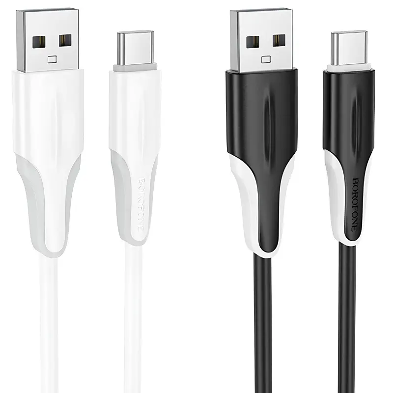 Дата кабель Borofone BX119 New USB to Type-C 3A (1m), купить оптом с доставкой