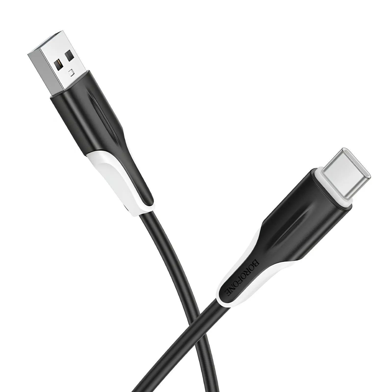 Дата кабель Borofone BX119 New USB to Type-C 3A (1m), Black 1, купить оптом с доставкой