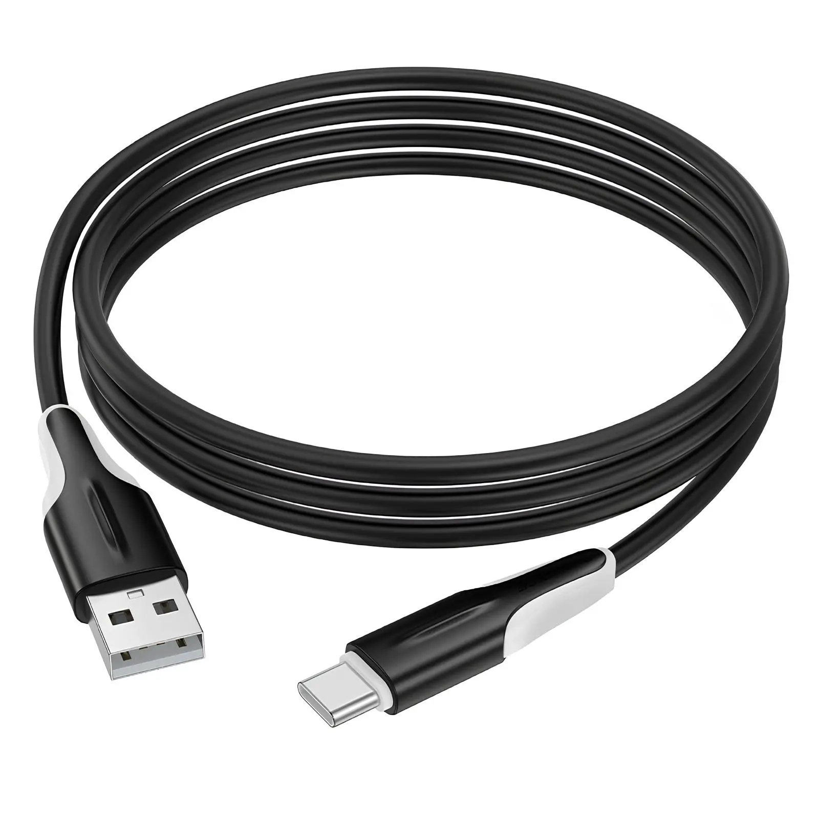 Дата кабель Borofone BX119 New USB to Type-C 3A (1m), Black 3, купить оптом с доставкой