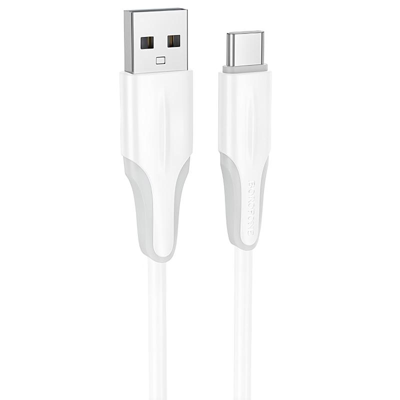 Дата кабель Borofone BX119 New USB to Type-C 3A (1m) на малюнкі №1