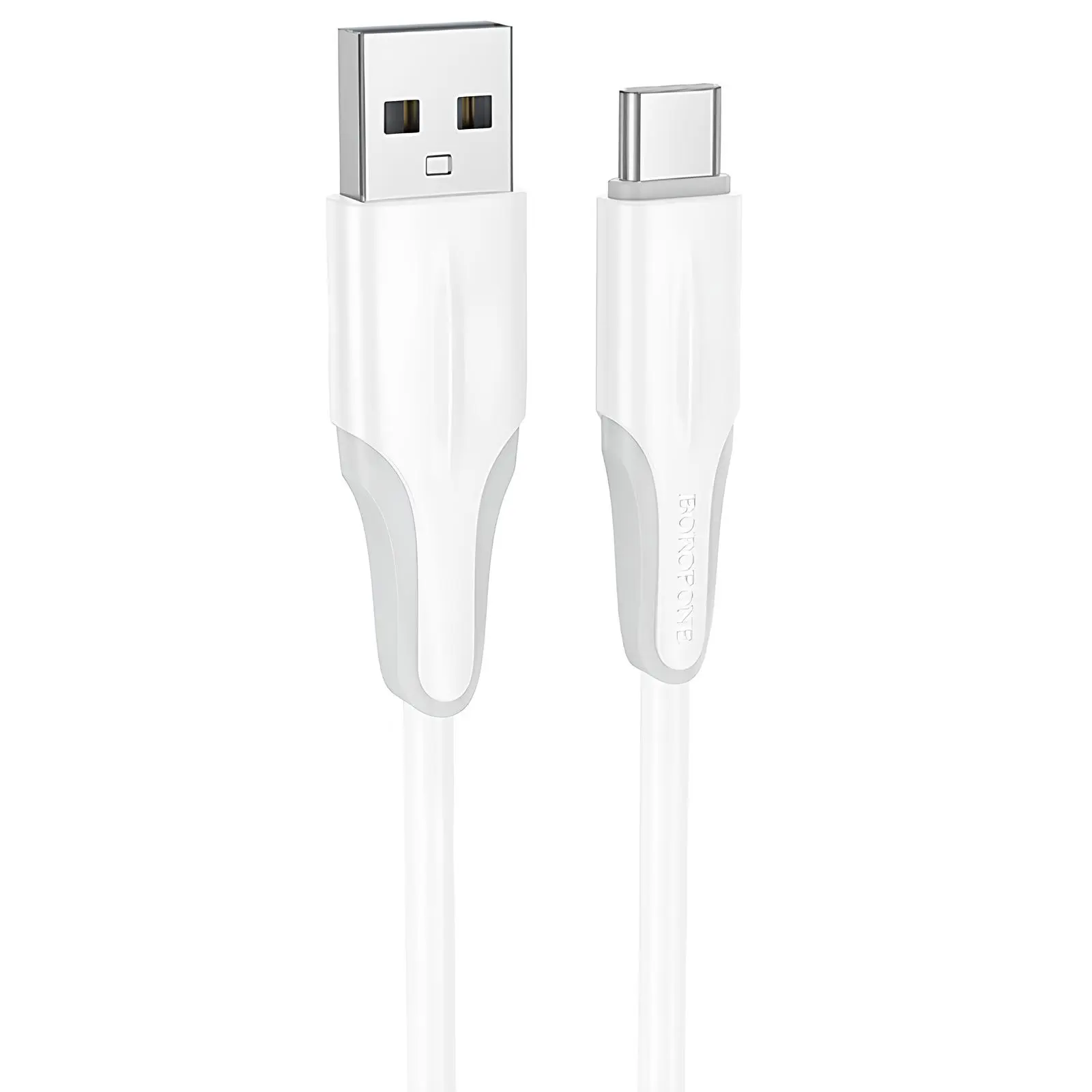 Дата кабель Borofone BX119 New USB to Type-C 3A (1m), White, купить оптом с доставкой