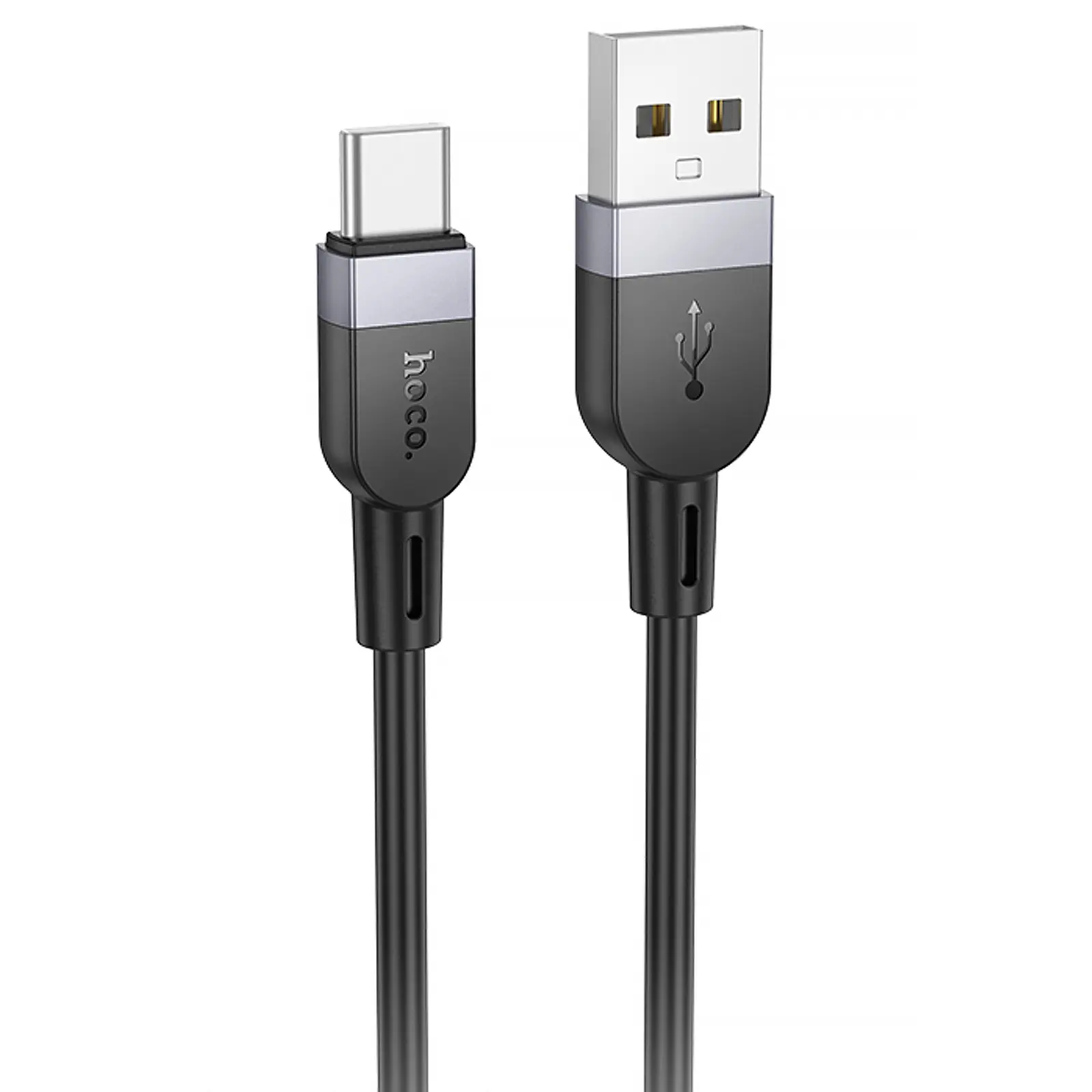 Дата кабель Hoco X109 Energy silicone USB to Type-C (3m), Black, купить оптом с доставкой