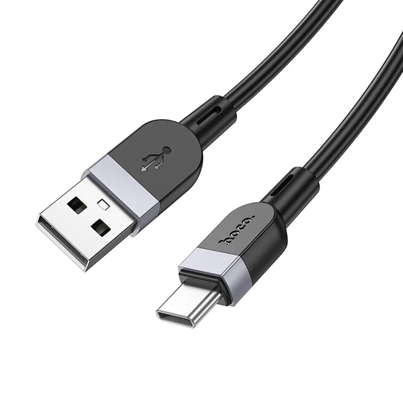 Дата кабель Hoco X109 Energy silicone USB to Type-C (3m), Black 3, купить оптом с доставкой