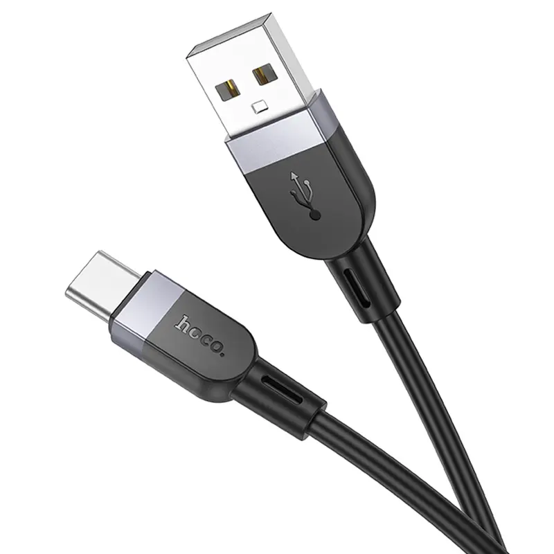 Дата кабель Hoco X109 Energy silicone USB to Type-C (3m), Black 4, купить оптом с доставкой