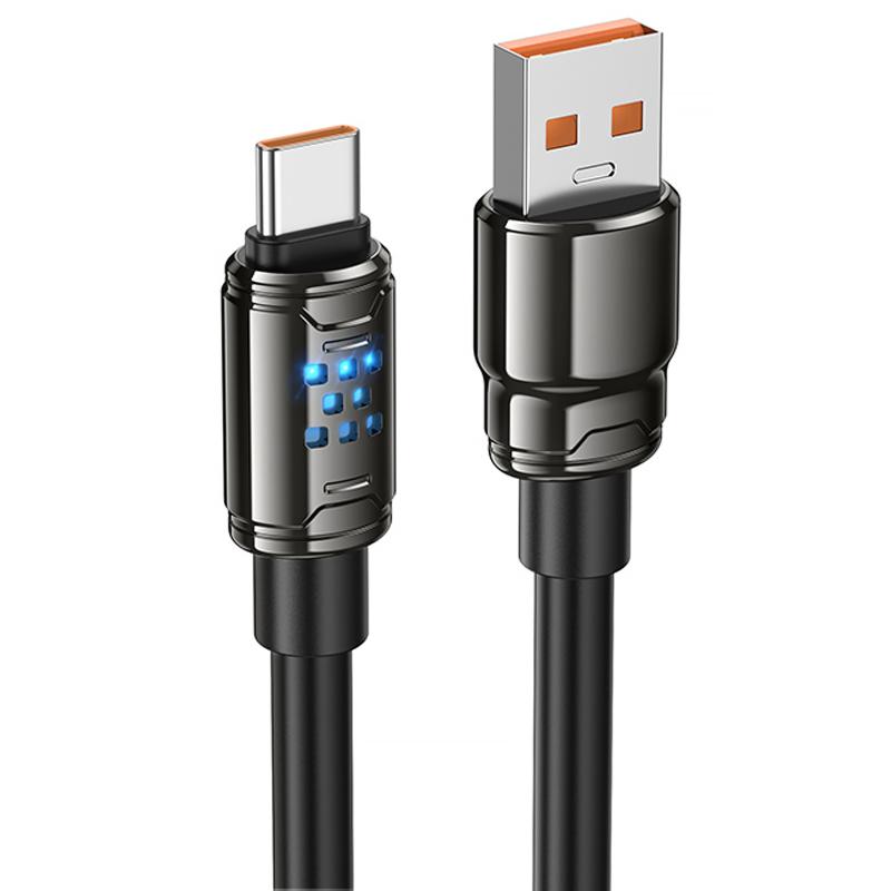 Дата кабель Hoco U143 Joy USB to Type-C 5A (1.2m) на малюнкі №1