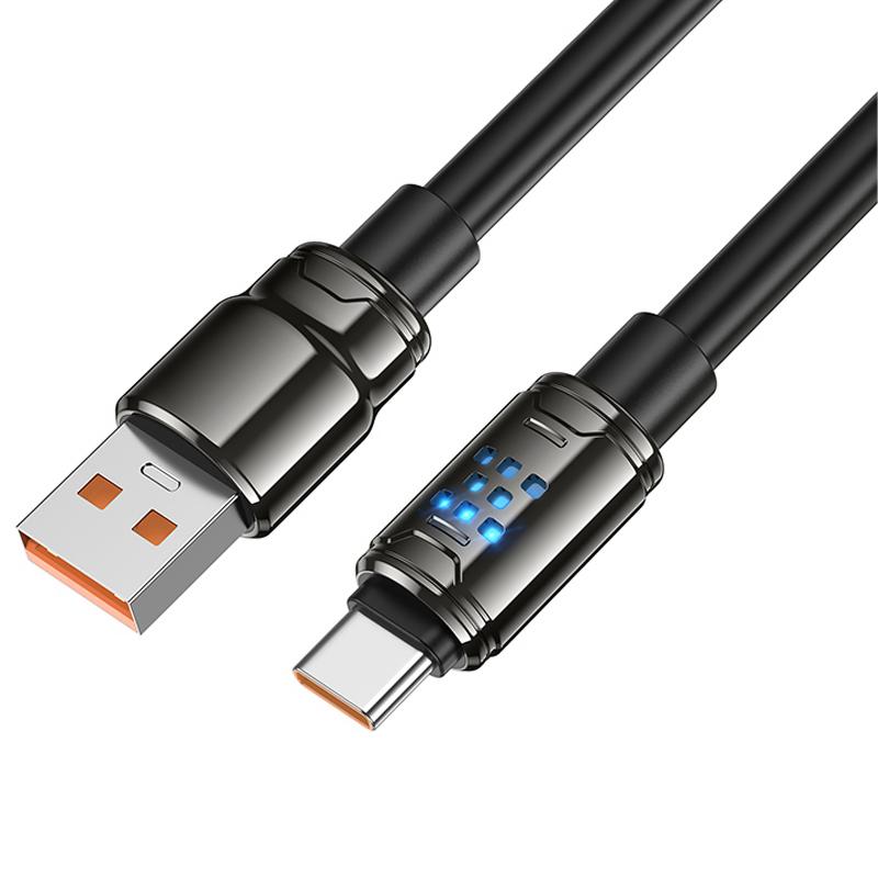 Дата кабель Hoco U143 Joy USB to Type-C 5A (1.2m) на малюнкі №4