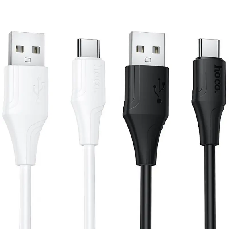 Дата кабель Hoco X124 Bien silicone USB to Type-C 3A (1m), купить оптом с доставкой