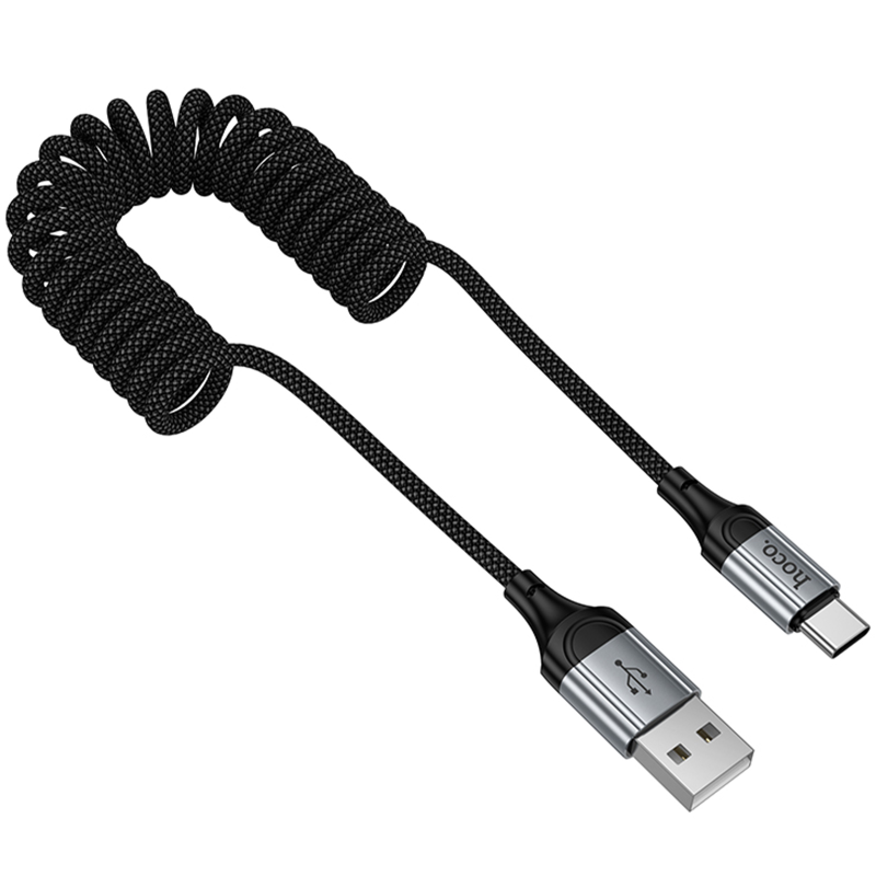 Дата кабель Hoco X121 Nuevo USB to Type-C 3A (1.5m), Black 2, купити оптом з доставкою