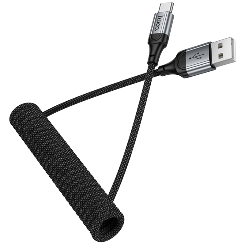 Дата кабель Hoco X121 Nuevo USB to Type-C 3A (1.5m), Black 6, купити оптом з доставкою