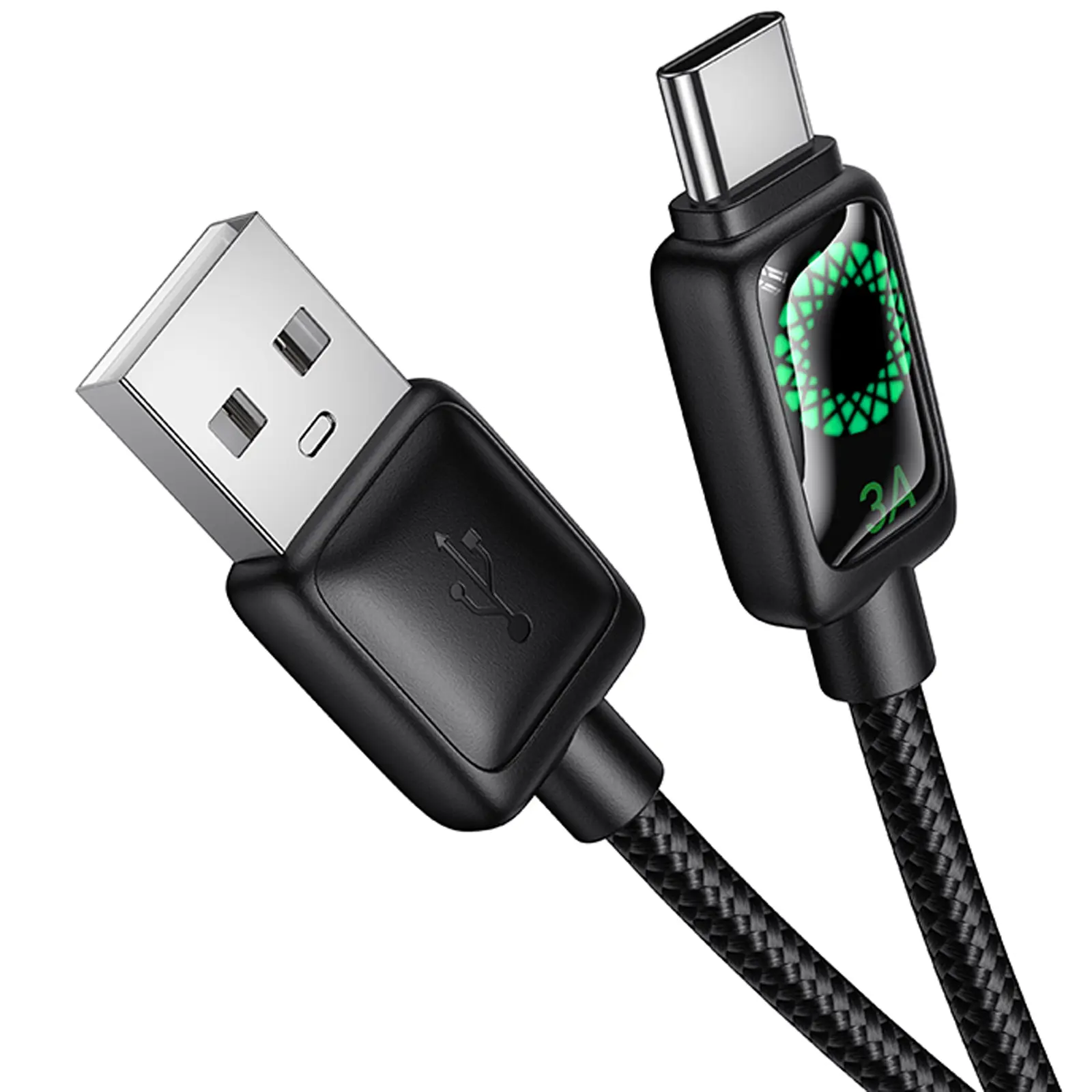 Дата кабель Hoco U146 Mundo USB to Type-C 36W (1.2m), Black 2, купить оптом с доставкой