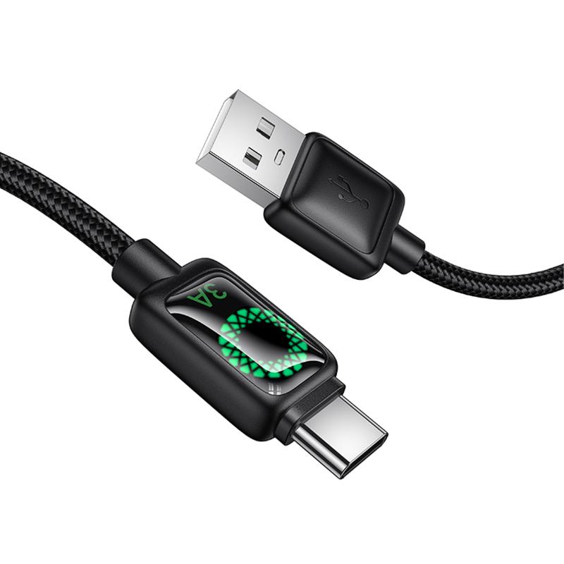 Дата кабель Hoco U146 Mundo USB to Type-C 36W (1.2m) на малюнкі №4