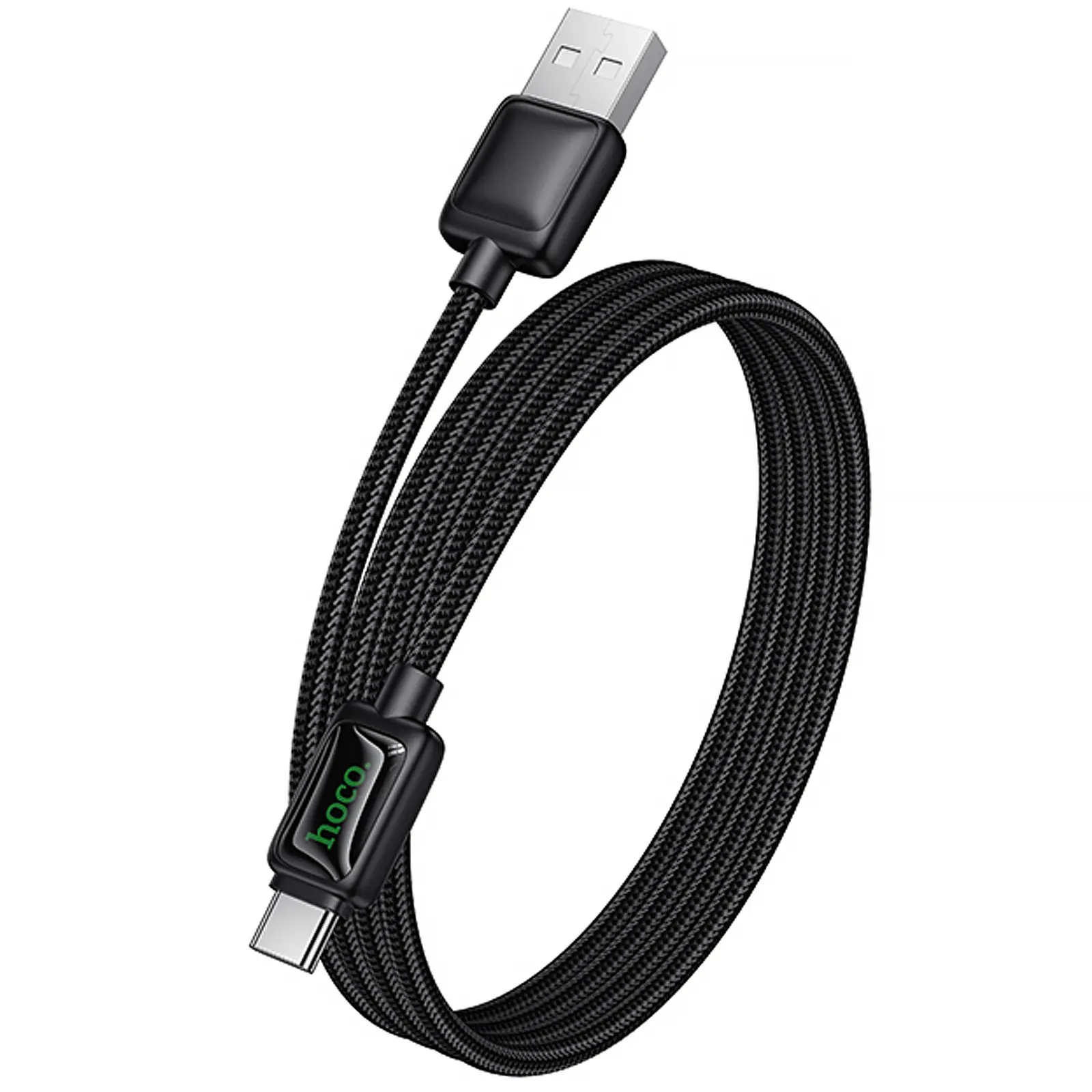 Дата кабель Hoco U146 Mundo USB to Type-C 36W (1.2m), Black 5, купить оптом с доставкой
