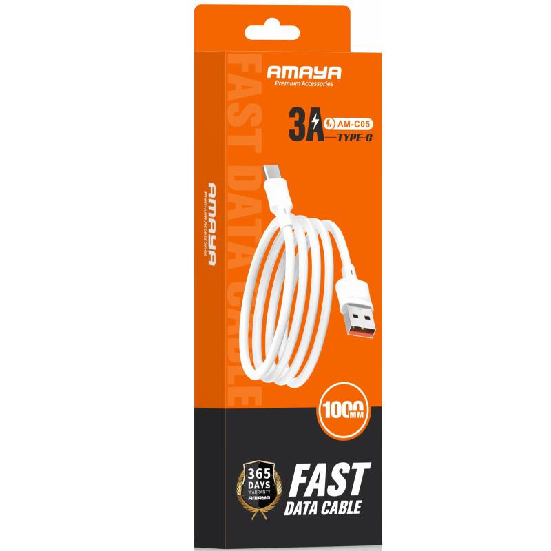 Дата кабель Amaya C05 USB to Type-C 3A (1m) на малюнкі №2