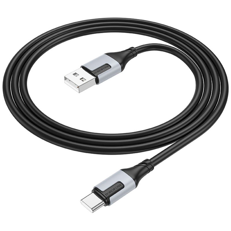 Дата кабель Borofone BX101 Creator USB to Type-C 3A (1m) на картинке №3
