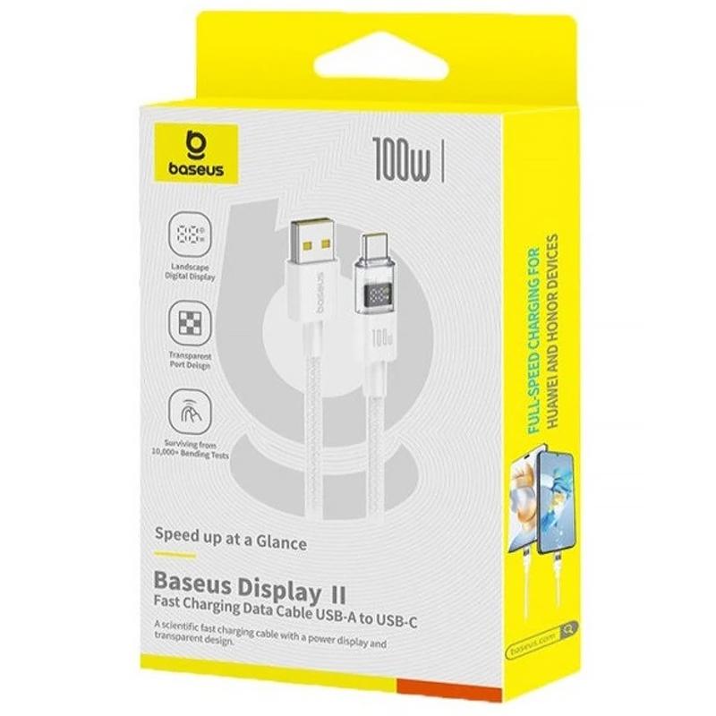 Дата кабель Baseus Display 2 USB to Type-C 100W (2m) (P10382701) на картинке №4