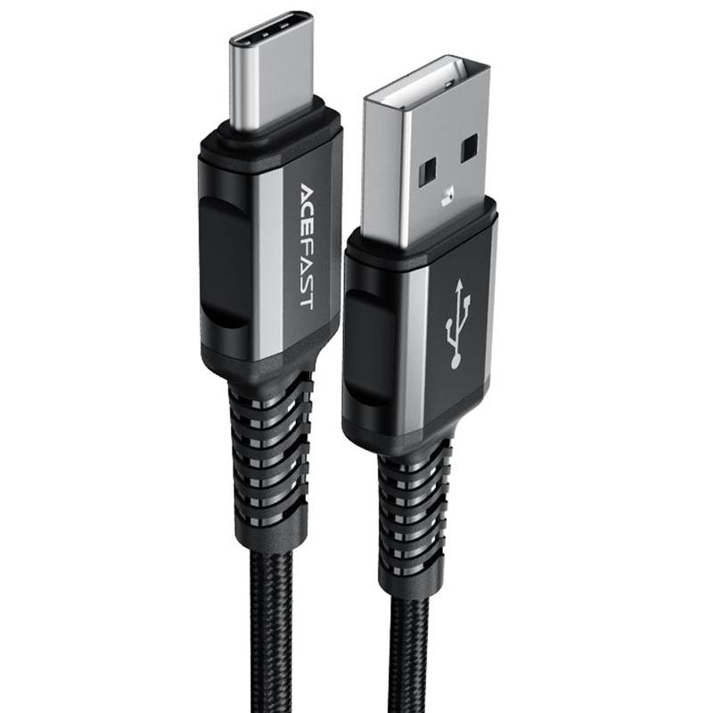 Дата кабель Acefast C1-04 USB to Type-C 3A (1.2m) на малюнкі №1