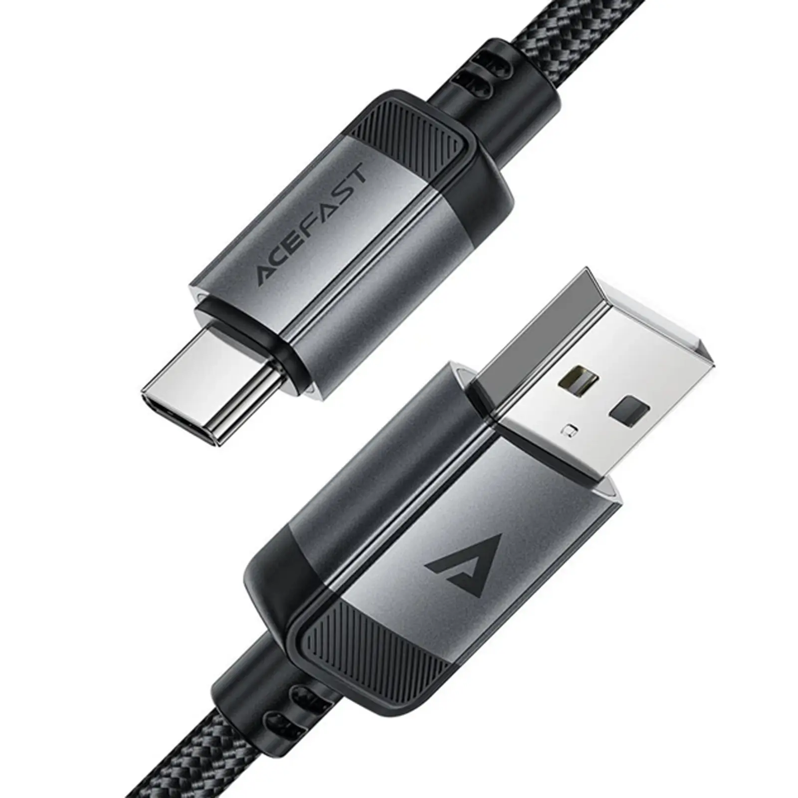 Дата кабель Acefast C20-04 USB to Type-C 3A (1.2m), Black 3, купити оптом з доставкою