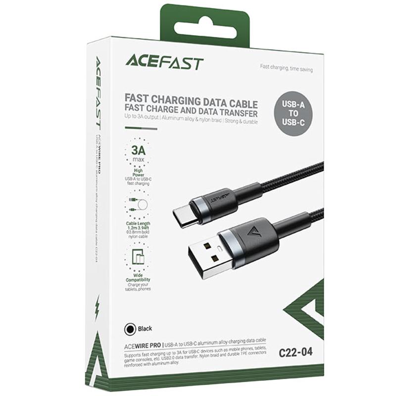 Дата кабель Acefast C22-04 USB to Type-C 60W (1.2m) на малюнкі №2