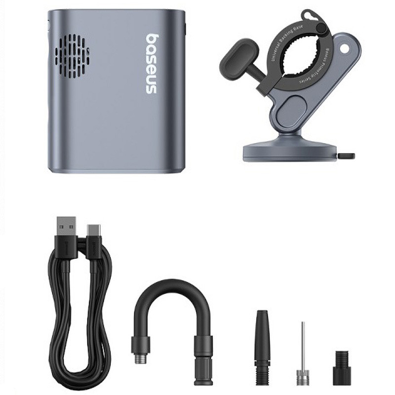 Портативный велосипедный насос Baseus PrimeTrip Series (C11169000121-00) на картинке №4