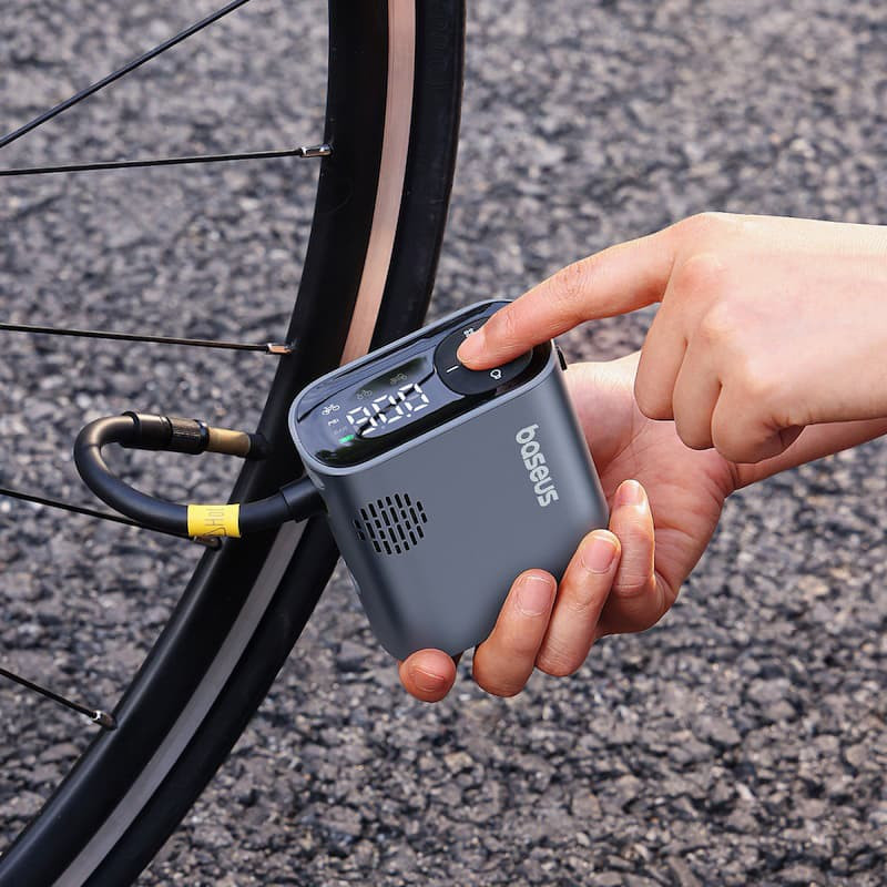 Портативный велосипедный насос Baseus PrimeTrip Series (C11169000121-00) на картинке №5