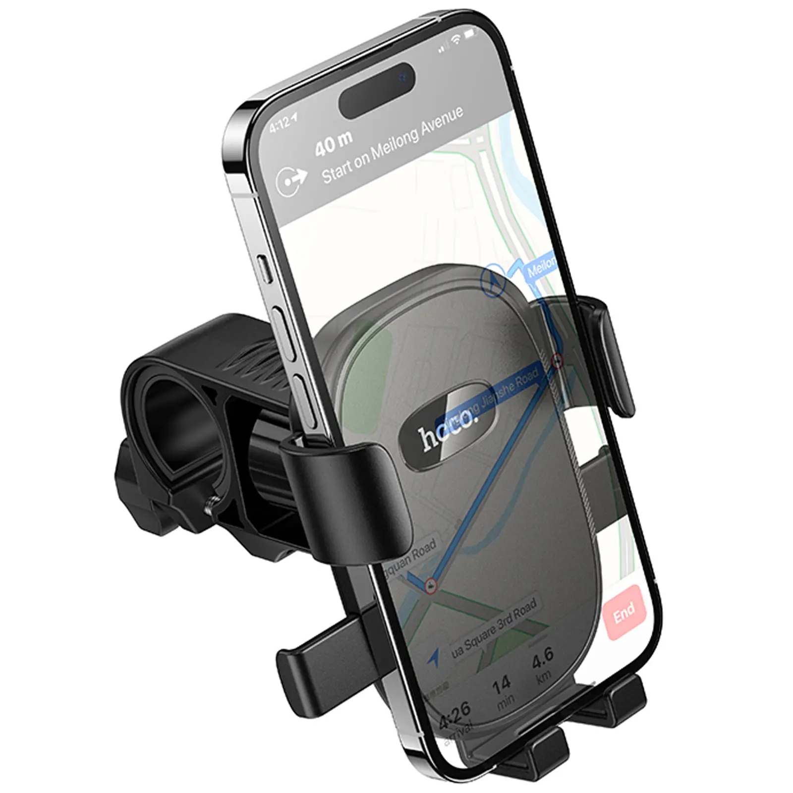 Вело- Мото- держатель Hoco H85 Knight universal holder, Black 2, купить оптом с доставкой