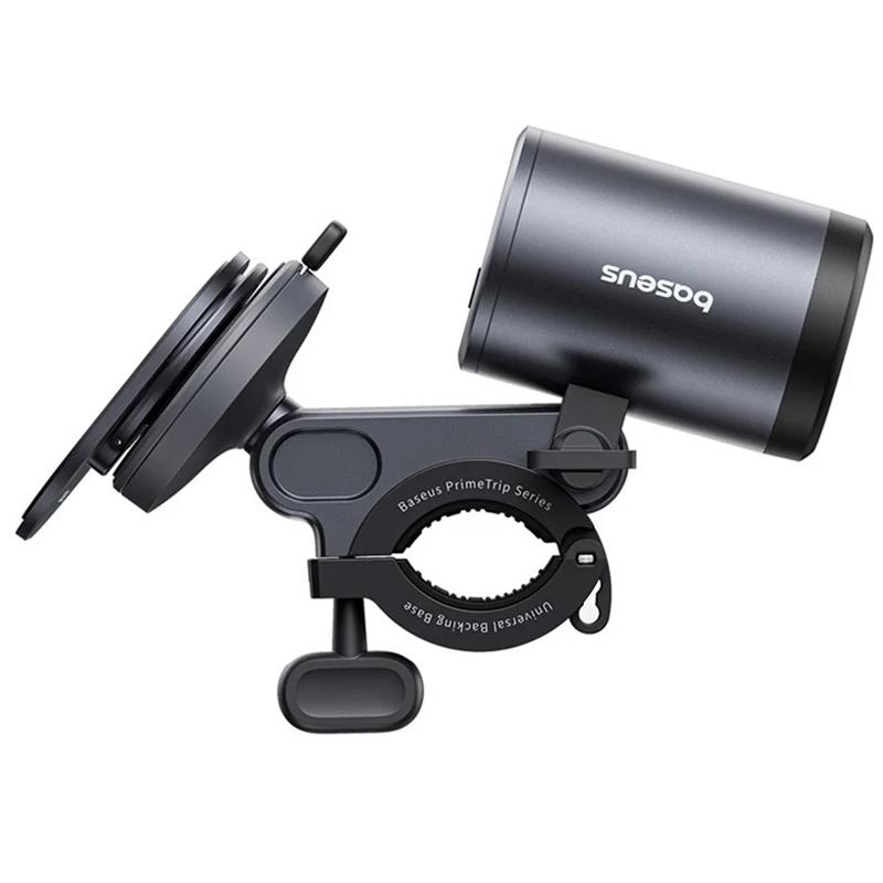 Вело- Мото- держатель+фонарь Baseus PrimeTrip Series 2-in-1 (C12569000121-0) на картинке №5