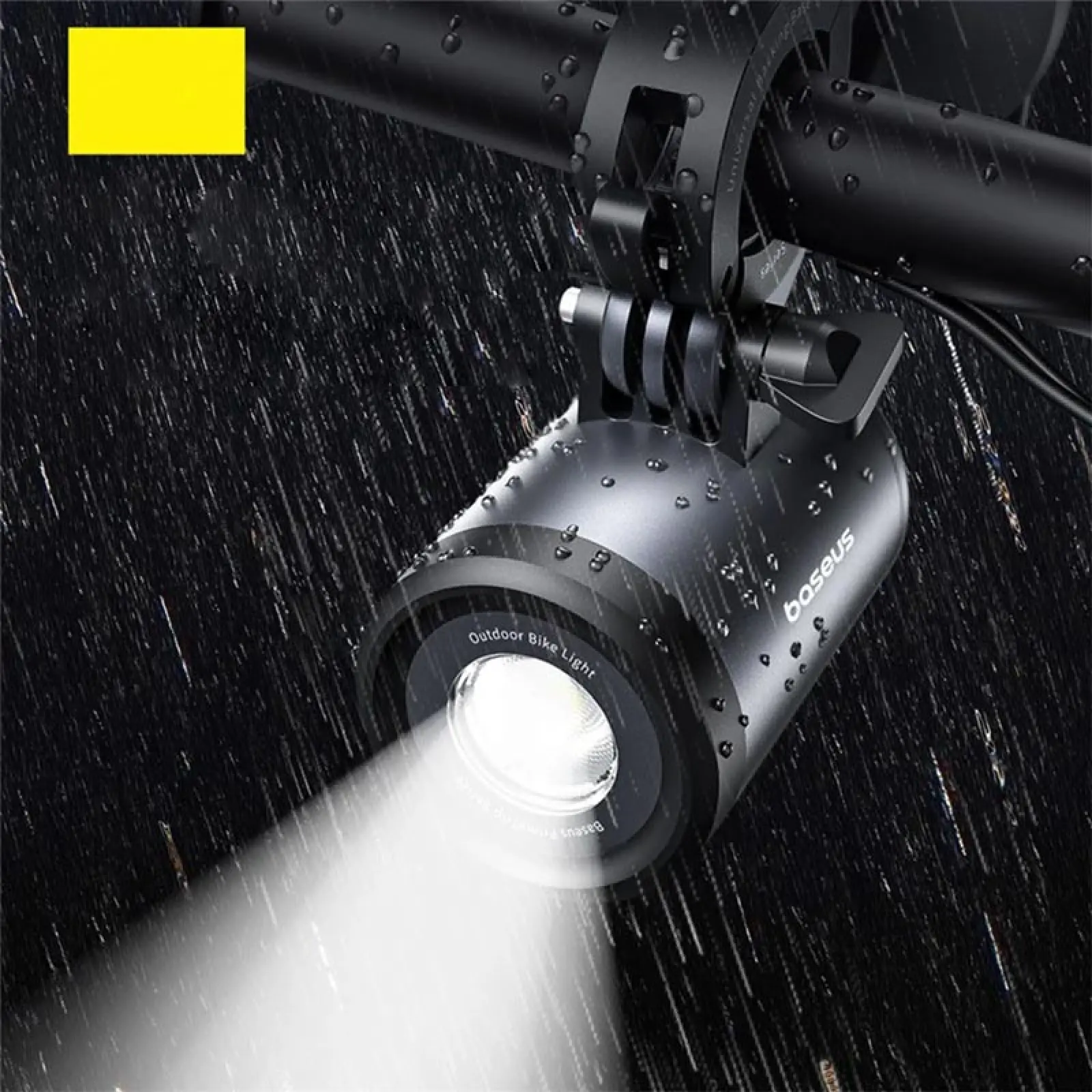 Вело- Мото- держатель+фонарь Baseus PrimeTrip Series 2-in-1 (C12569000121-0), Cosmic Black 5, купить оптом с доставкой