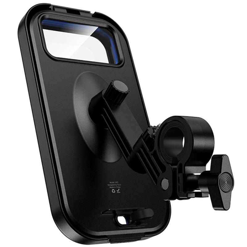 Вело- Мото- держатель Hoco H95 Bendito waterproof на картинке №6