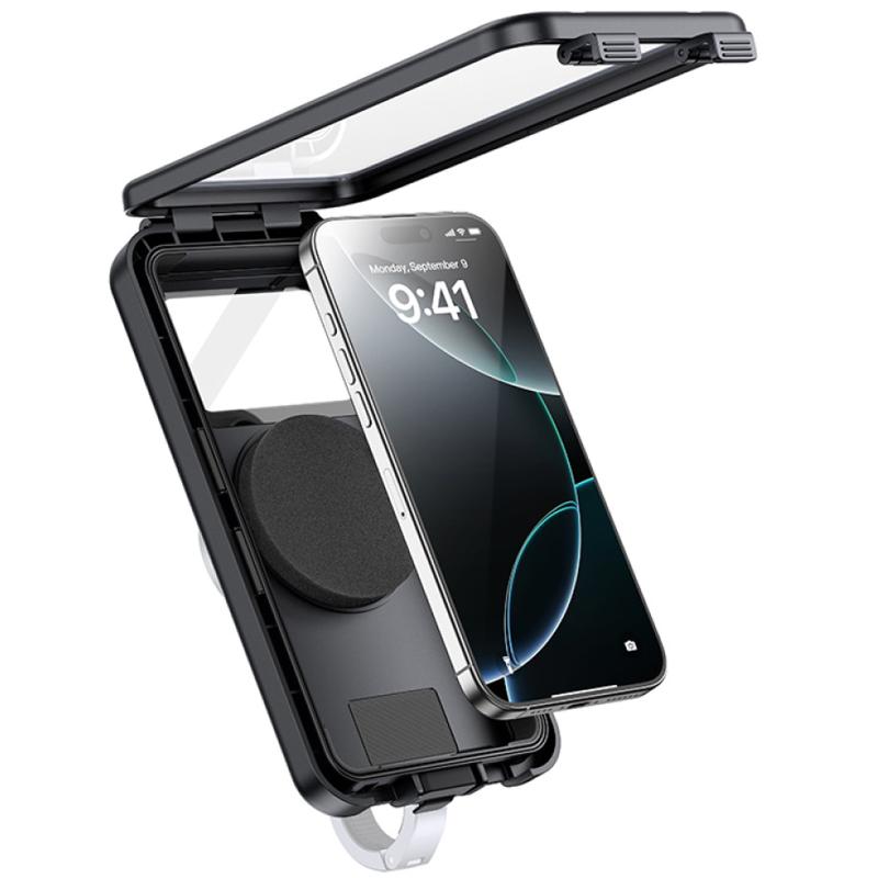 Вело- Мото- держатель Baseus PrimeTrip VB1 RainShield 6,9 (C0013D) на картинке №2