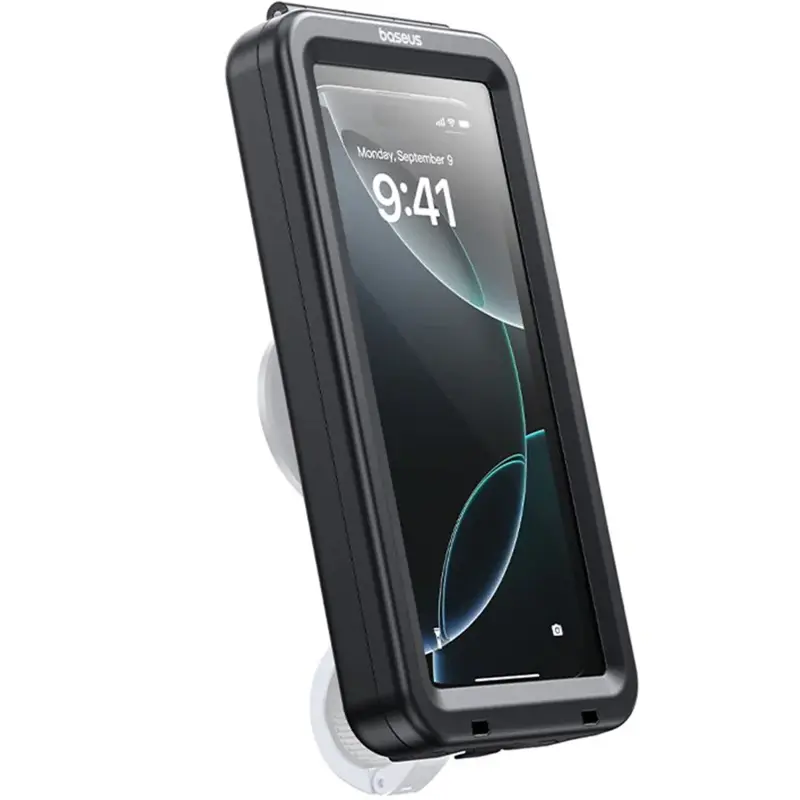 Вело- Мото- держатель Baseus PrimeTrip VB1 RainShield 6,9" (C0013D), Cosmic Black 3, купить оптом с доставкой