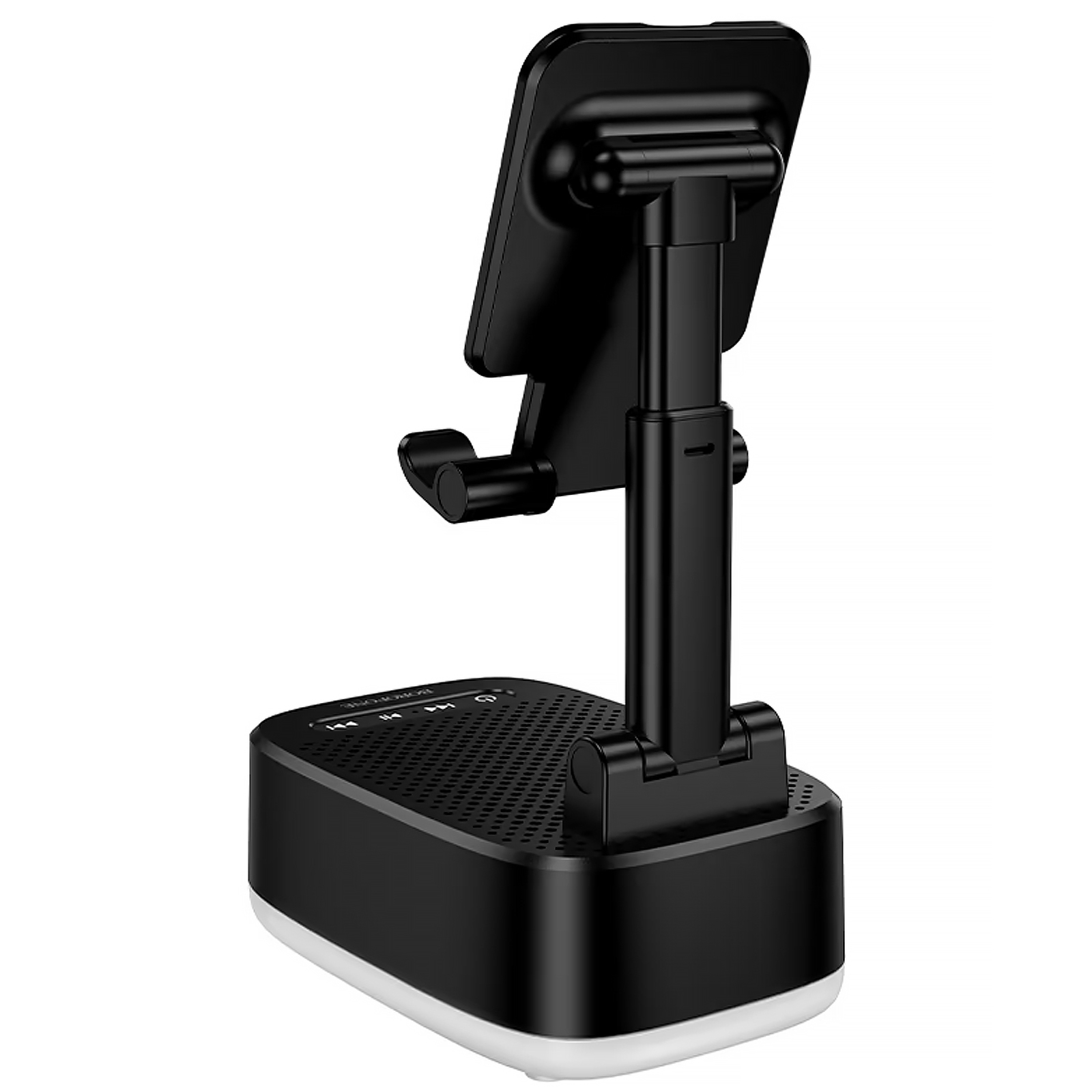 Уцінка Bluetooth Колонка Borofone BR200 Marea + Power Bank 1500mAh + тримач, Відкрита упаковка / Black 3, купити оптом з доставкою